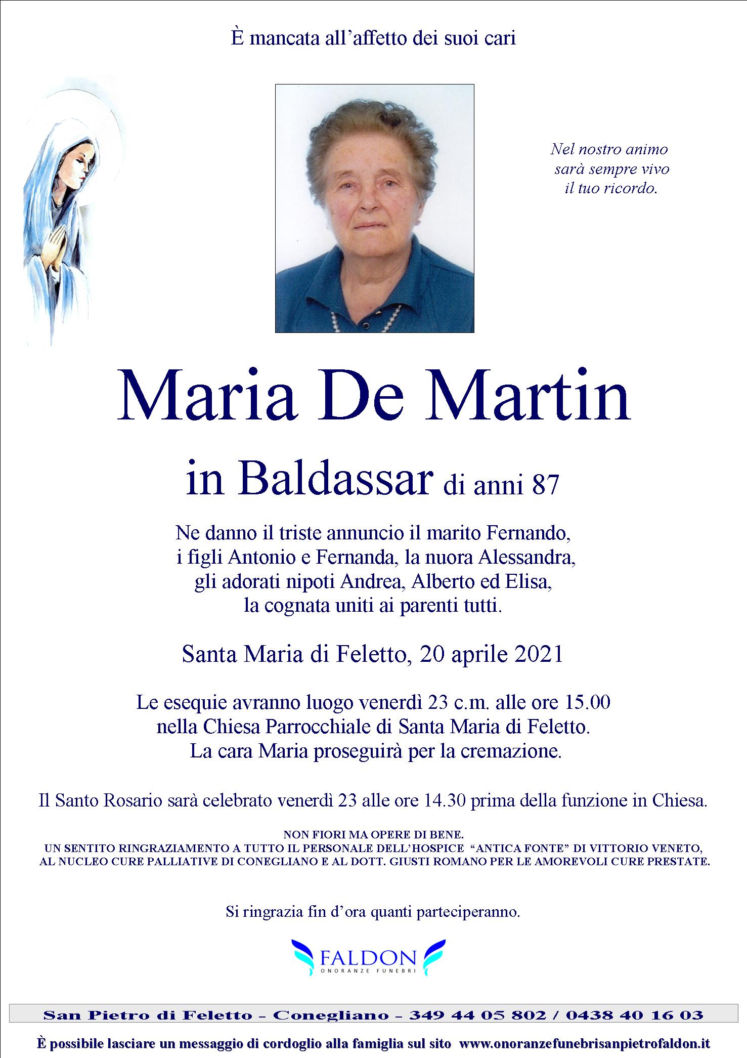 Maria De Martin